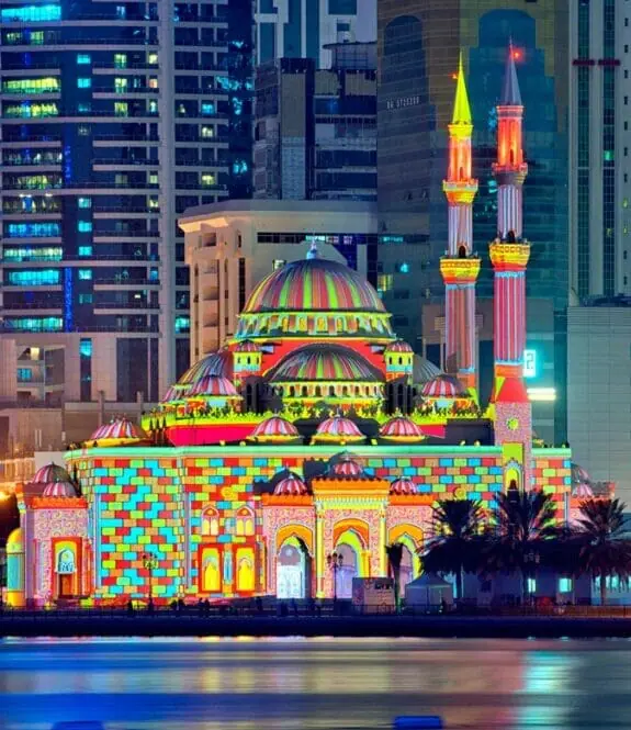 ALB-SCTDA-Destination-Sharjah-Light-Festival-Al-Noor-Mosque