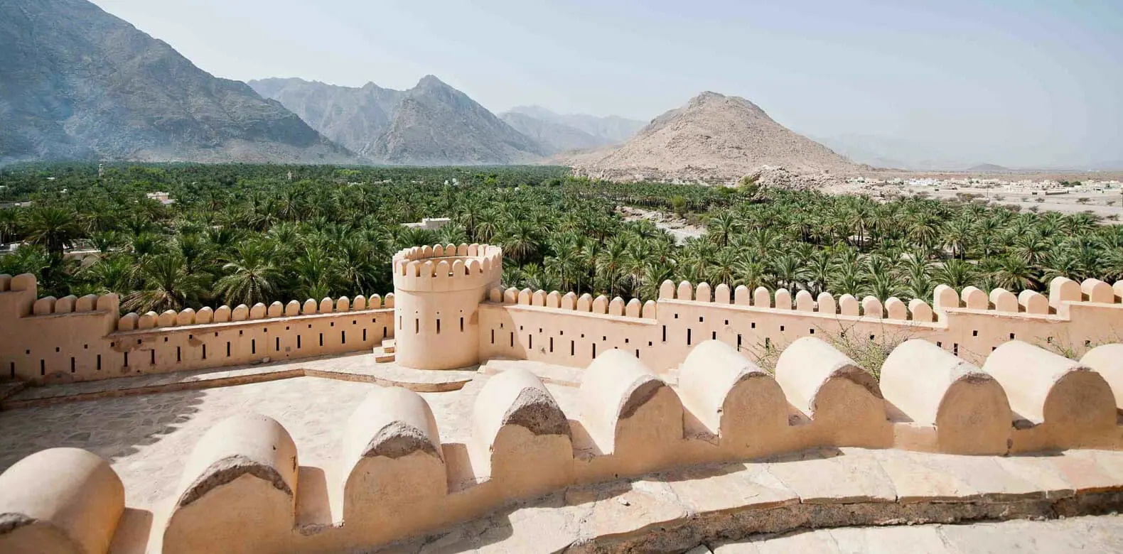 Exterior view of Nizwa Fort near The Chedi Muscat